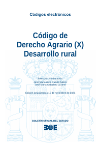 Código de Derecho Agrario (X) Desarrollo rural 