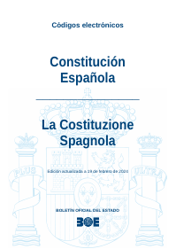 Constitución Española _  La Costituzione Spagnola