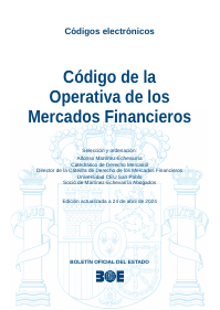 Código de la Operativa de los Mercados Financieros
