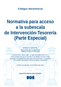 Normativa para acceso a la subescala de Intervención-Tesorería (Parte Especial)