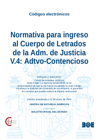Normativa para ingreso al Cuerpo de Letrados de la Adm. de Justicia V.4: Adtvo-Contencioso