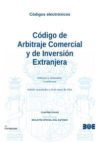 Código de Arbitraje Comercial y de Inversión Extranjera